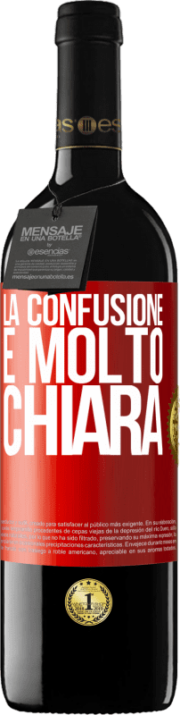 39,95 € Spedizione Gratuita | Vino rosso Edizione RED MBE Riserva La confusione è molto chiara Etichetta Rossa. Etichetta personalizzabile Riserva 12 Mesi Raccogliere 2014 Tempranillo