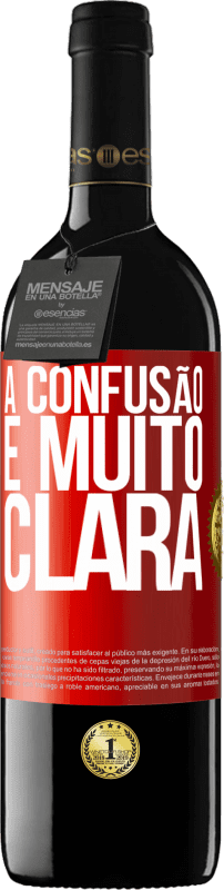 39,95 € Envio grátis | Vinho tinto Edição RED MBE Reserva A confusão é muito clara Etiqueta Vermelha. Etiqueta personalizável Reserva 12 Meses Colheita 2014 Tempranillo