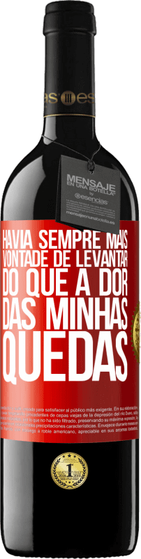 «Havia sempre mais vontade de levantar do que a dor das minhas quedas» Edição RED MBE Reserva