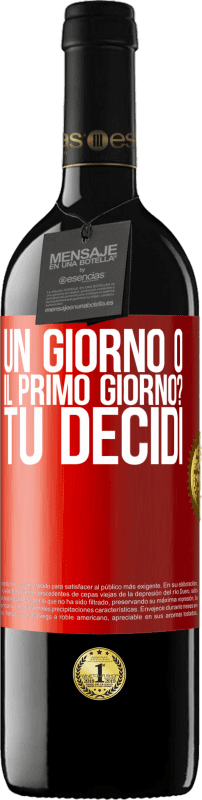 39,95 € Spedizione Gratuita | Vino rosso Edizione RED MBE Riserva un giorno o il primo giorno? Tu decidi Etichetta Rossa. Etichetta personalizzabile Riserva 12 Mesi Raccogliere 2016 Tempranillo