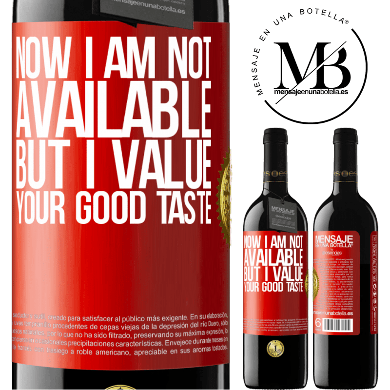 24,95 € Free Shipping | Red Wine RED Edition Crianza 6 Months Now I am not available, but I value your good taste Red Label. Customizable label Aging in oak barrels 6 Months Harvest 2019 Tempranillo