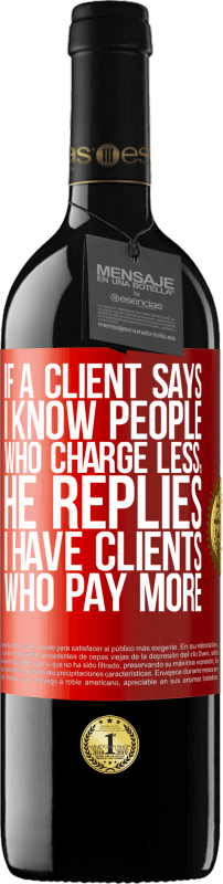 «Если клиент говорит: Я знаю людей, которые берут меньше, он отвечает: У меня есть клиенты, которые платят больше» Издание RED MBE Бронировать