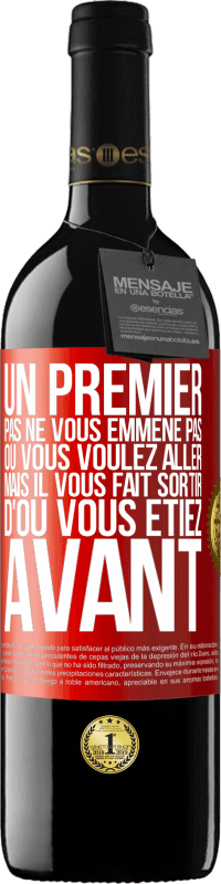 39,95 € Envoi gratuit | Vin rouge Édition RED MBE Réserve Un premier pas ne vous emmène pas où vous voulez aller, mais il vous fait sortir d'où vous étiez avant Étiquette Rouge. Étiquette personnalisable Réserve 12 Mois Récolte 2016 Tempranillo
