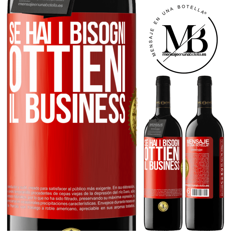 39,95 € Spedizione Gratuita | Vino rosso Edizione RED MBE Riserva Se hai i bisogni, ottieni il business Etichetta Rossa. Etichetta personalizzabile Riserva 12 Mesi Raccogliere 2014 Tempranillo