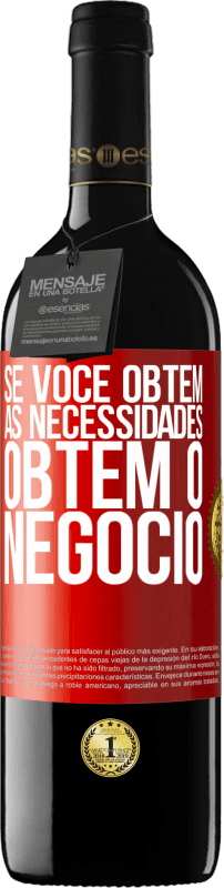 39,95 € Envio grátis | Vinho tinto Edição RED MBE Reserva Se você obtém as necessidades, obtém o negócio Etiqueta Vermelha. Etiqueta personalizável Reserva 12 Meses Colheita 2016 Tempranillo