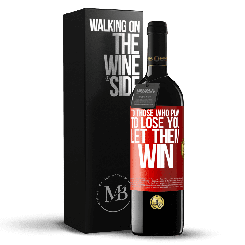 29,95 € Free Shipping | Red Wine RED Edition Crianza 6 Months To those who play to lose you, let them win Red Label. Customizable label Aging in oak barrels 6 Months Harvest 2019 Tempranillo