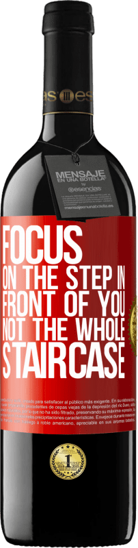 39,95 € 送料無料 | 赤ワイン REDエディション MBE 予約する 階段全体ではなく、目の前のステップに注目してください 赤いタグ. カスタマイズ可能なラベル 予約する 12 月 収穫 2016 Tempranillo