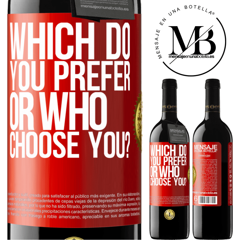 39,95 € Free Shipping | Red Wine RED Edition MBE Reserve which do you prefer, or who choose you? Red Label. Customizable label Reserve 12 Months Harvest 2015 Tempranillo