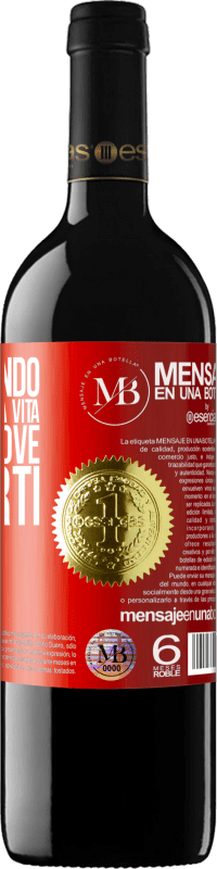 «Sto cercando di ordinare la mia vita e non so dove metterti» Edizione RED MBE Riserva