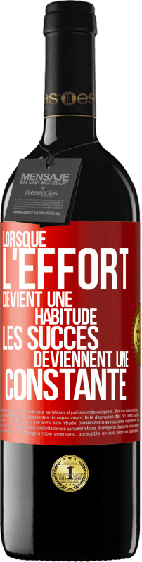 «Lorsque l'effort devient une habitude, les succès deviennent une constante» Édition RED MBE Réserve
