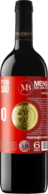 «You are the exception to all that I said I would never do» RED Edition MBE Reserve