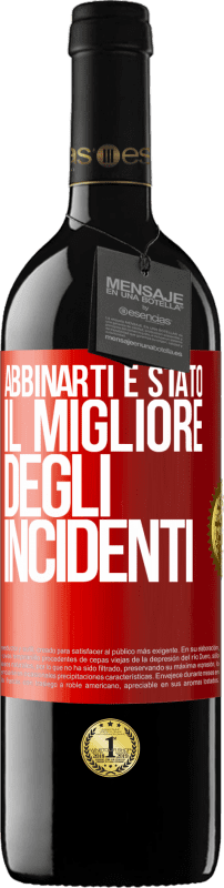 39,95 € | Vino rosso Edizione RED MBE Riserva Abbinarti è stato il migliore degli incidenti Etichetta Rossa. Etichetta personalizzabile Riserva 12 Mesi Raccogliere 2014 Tempranillo