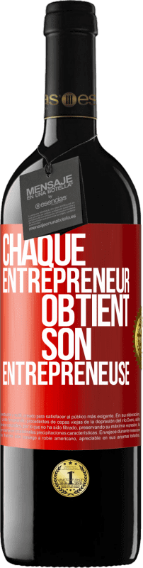 39,95 € | Vin rouge Édition RED MBE Réserve Chaque entrepreneur obtient son entrepreneuse Étiquette Rouge. Étiquette personnalisable Réserve 12 Mois Récolte 2015 Tempranillo