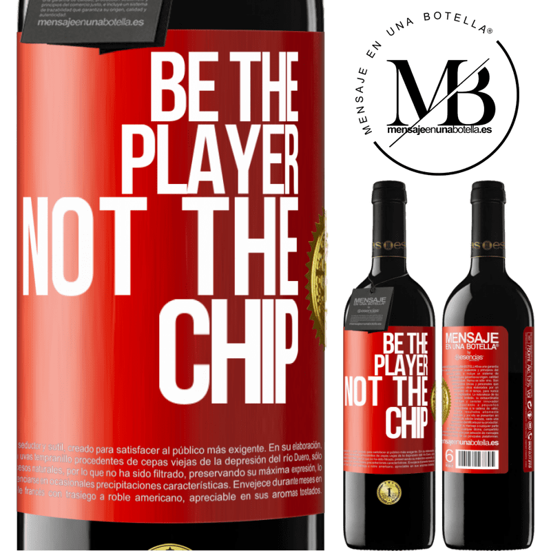 24,95 € Free Shipping | Red Wine RED Edition Crianza 6 Months Be the player, not the chip Red Label. Customizable label Aging in oak barrels 6 Months Harvest 2019 Tempranillo