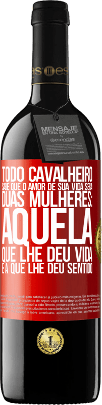 39,95 € | Vinho tinto Edição RED MBE Reserva Todo cavalheiro sabe que o amor de sua vida será duas mulheres: aquela que lhe deu vida e a que lhe deu sentido Etiqueta Vermelha. Etiqueta personalizável Reserva 12 Meses Colheita 2015 Tempranillo