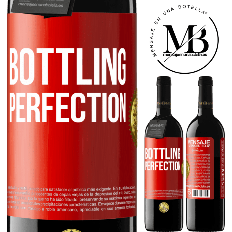24,95 € Free Shipping | Red Wine RED Edition Crianza 6 Months Bottling perfection Red Label. Customizable label Aging in oak barrels 6 Months Harvest 2019 Tempranillo