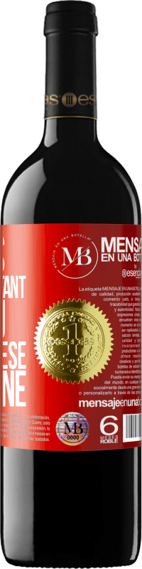 «Age is only important if you are a cheese or a wine» RED Edition MBE Reserve