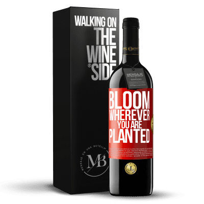 «It blooms wherever you are planted» RED Edition MBE Reserve