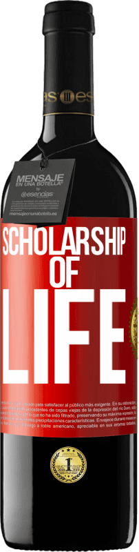 39,95 € | Red Wine RED Edition MBE Reserve Scholarship of life Red Label. Customizable label Reserve 12 Months Harvest 2015 Tempranillo