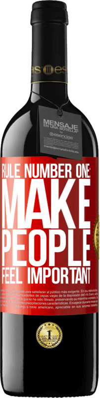 «Правило номер один: заставляйте людей чувствовать себя важными» Издание RED MBE Бронировать