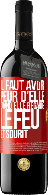 39,95 € | Vin rouge Édition RED MBE Réserve Il faut avoir peur d'elle, quand elle regarde le feu et sourit Étiquette Rouge. Étiquette personnalisable Réserve 12 Mois Récolte 2015 Tempranillo