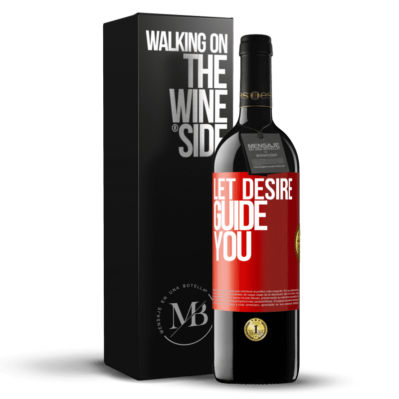 29,95 € Free Shipping | Red Wine RED Edition Crianza 6 Months Let desire guide you Red Label. Customizable label Aging in oak barrels 6 Months Harvest 2020 Tempranillo