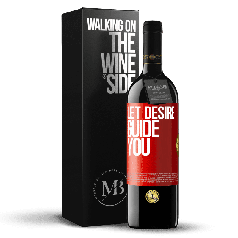 39,95 € Free Shipping | Red Wine RED Edition MBE Reserve Let desire guide you Red Label. Customizable label Reserve 12 Months Harvest 2015 Tempranillo