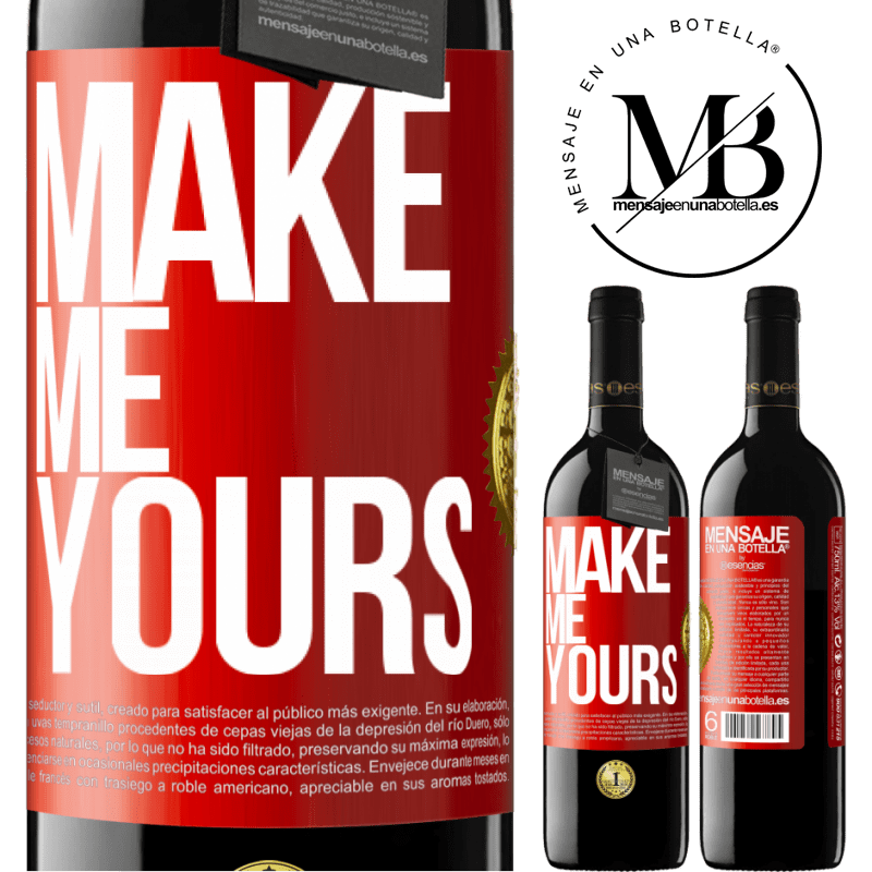 39,95 € Free Shipping | Red Wine RED Edition MBE Reserve Make me yours Red Label. Customizable label Reserve 12 Months Harvest 2015 Tempranillo