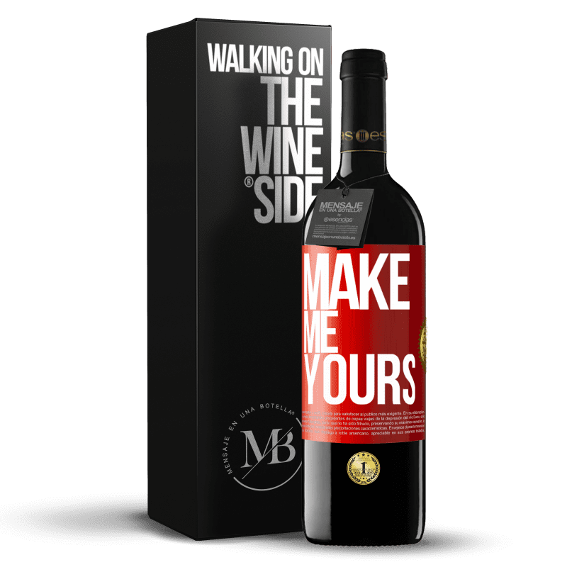 24,95 € Free Shipping | Red Wine RED Edition Crianza 6 Months Make me yours Red Label. Customizable label Aging in oak barrels 6 Months Harvest 2019 Tempranillo