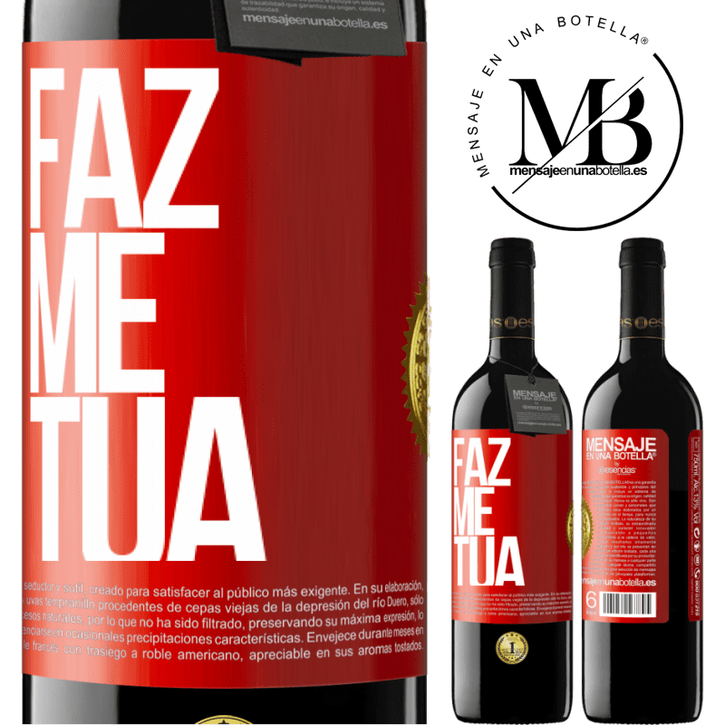 39,95 € Envio grátis | Vinho tinto Edição RED MBE Reserva Faz me tua Etiqueta Vermelha. Etiqueta personalizável Reserva 12 Meses Colheita 2015 Tempranillo