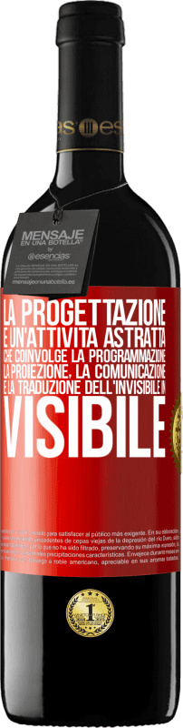 39,95 € Spedizione Gratuita | Vino rosso Edizione RED MBE Riserva La progettazione è un'attività astratta che coinvolge la programmazione, la proiezione, la comunicazione ... e la traduzione Etichetta Rossa. Etichetta personalizzabile Riserva 12 Mesi Raccogliere 2016 Tempranillo