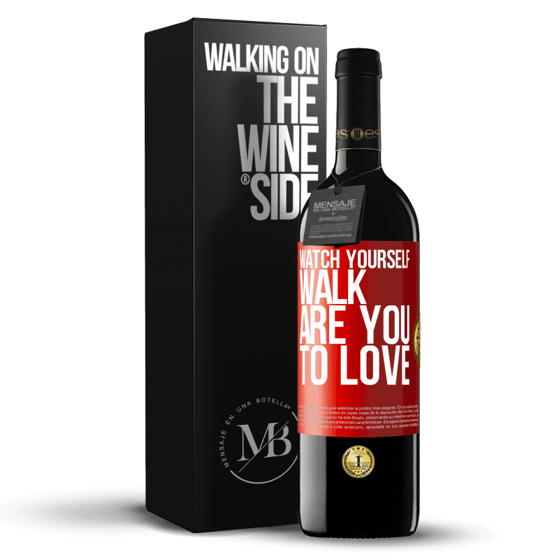 29,95 € Free Shipping | Red Wine RED Edition Crianza 6 Months Watch yourself walk. Are you to love Red Label. Customizable label Aging in oak barrels 6 Months Harvest 2020 Tempranillo