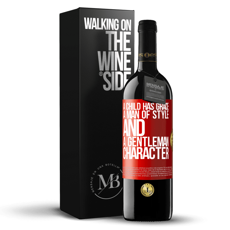 39,95 € Free Shipping | Red Wine RED Edition MBE Reserve A child has grace, a man of style and a gentleman, character Red Label. Customizable label Reserve 12 Months Harvest 2013 Tempranillo