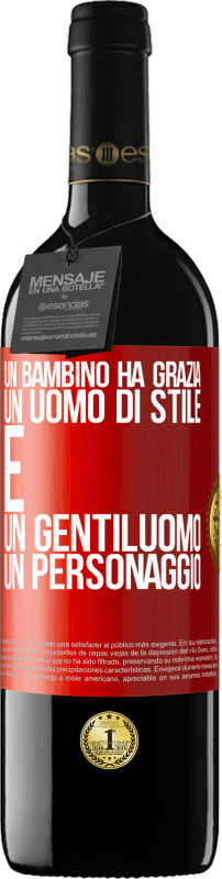 39,95 € Spedizione Gratuita | Vino rosso Edizione RED MBE Riserva Un bambino ha grazia, un uomo di stile e un gentiluomo, un personaggio Etichetta Rossa. Etichetta personalizzabile Riserva 12 Mesi Raccogliere 2014 Tempranillo