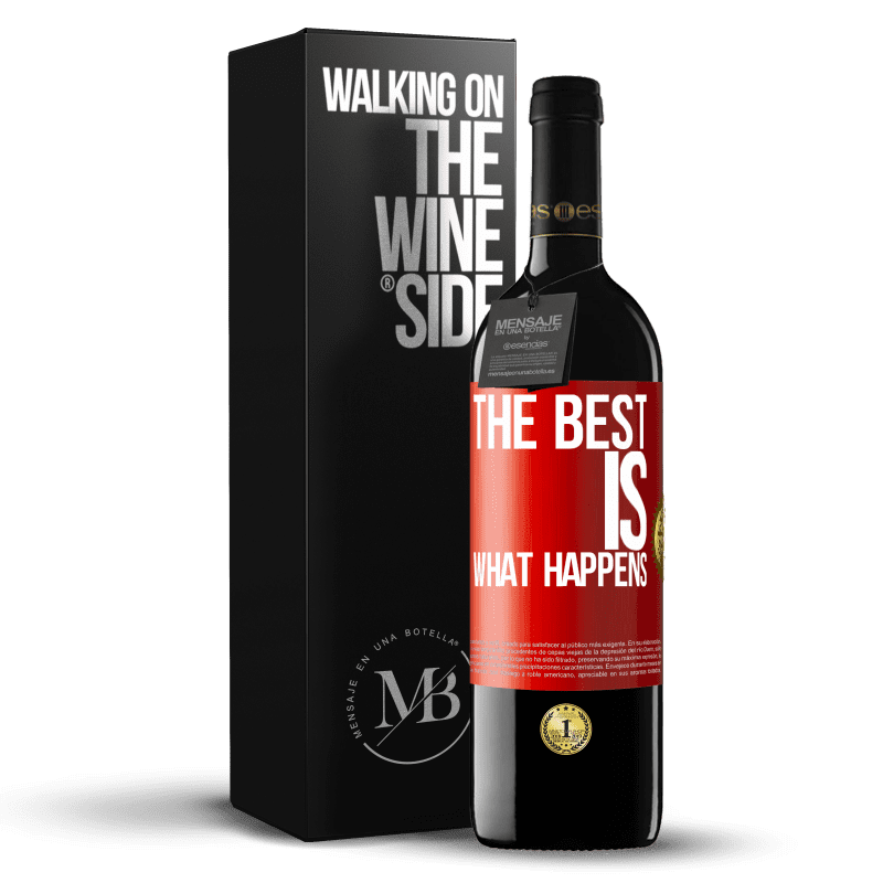 24,95 € Free Shipping | Red Wine RED Edition Crianza 6 Months The best is what happens Red Label. Customizable label Aging in oak barrels 6 Months Harvest 2019 Tempranillo