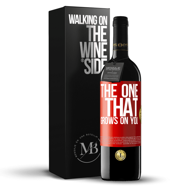 39,95 € Free Shipping | Red Wine RED Edition MBE Reserve The one that grows on you Red Label. Customizable label Reserve 12 Months Harvest 2014 Tempranillo