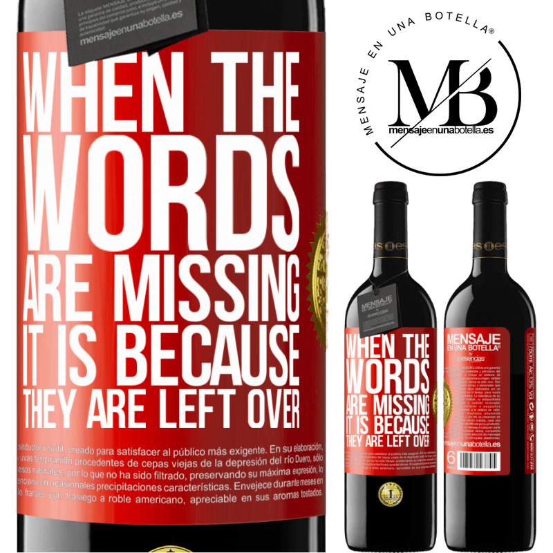 39,95 € Free Shipping | Red Wine RED Edition MBE Reserve When the words are missing, it is because they are left over Red Label. Customizable label Reserve 12 Months Harvest 2014 Tempranillo