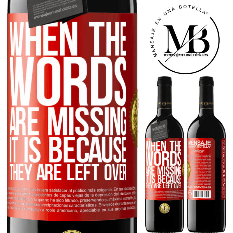 39,95 € Free Shipping | Red Wine RED Edition MBE Reserve When the words are missing, it is because they are left over Red Label. Customizable label Reserve 12 Months Harvest 2016 Tempranillo