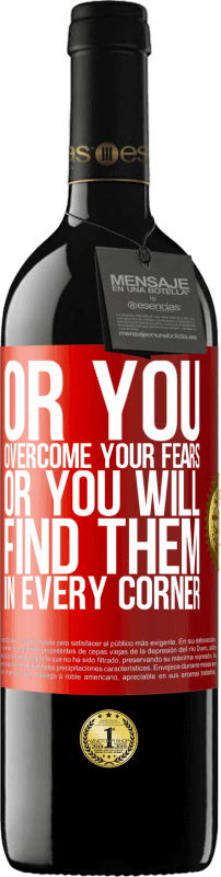 «Or you overcome your fears, or you will find them in every corner» RED Edition MBE Reserve