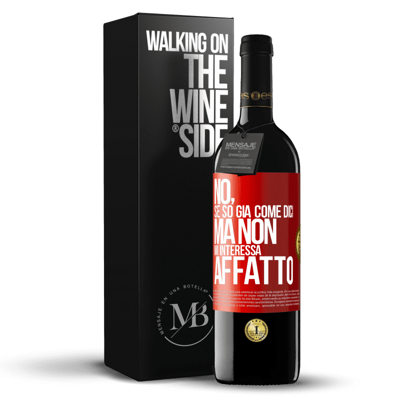 39,95 € Spedizione Gratuita | Vino rosso Edizione RED MBE Riserva No, se so già come dici, ma non mi interessa affatto Etichetta Rossa. Etichetta personalizzabile Riserva 12 Mesi Raccogliere 2015 Tempranillo