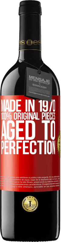 39,95 € 送料無料 | 赤ワイン REDエディション MBE 予約する 1970年製、100％オリジナルピース。Aged to perfection 赤いタグ. カスタマイズ可能なラベル 予約する 12 月 収穫 2016 Tempranillo