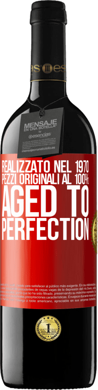 Spedizione Gratuita | Vino rosso Edizione RED MBE Riserva Realizzato nel 1970, pezzi originali al 100%. Aged to perfection Etichetta Rossa. Etichetta personalizzabile Riserva 12 Mesi Raccogliere 2014 Tempranillo