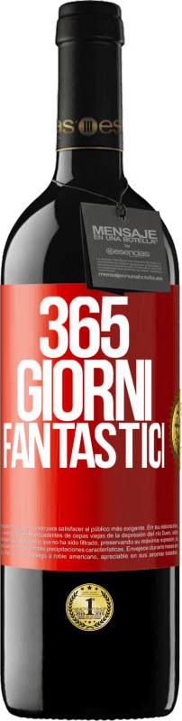 39,95 € | Vino rosso Edizione RED MBE Riserva 365 giorni fantastici Etichetta Rossa. Etichetta personalizzabile Riserva 12 Mesi Raccogliere 2014 Tempranillo