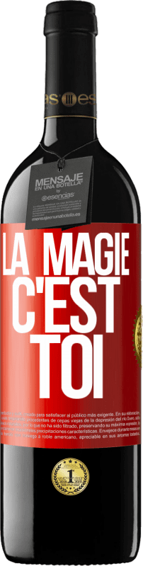 39,95 € | Vin rouge Édition RED MBE Réserve La magie c'est toi Étiquette Rouge. Étiquette personnalisable Réserve 12 Mois Récolte 2014 Tempranillo