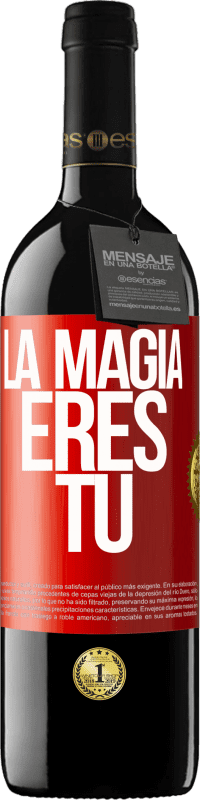 39,95 € | Vino Tinto Edición RED MBE Reserva La magia eres tú Etiqueta Roja. Etiqueta personalizable Reserva 12 Meses Cosecha 2014 Tempranillo