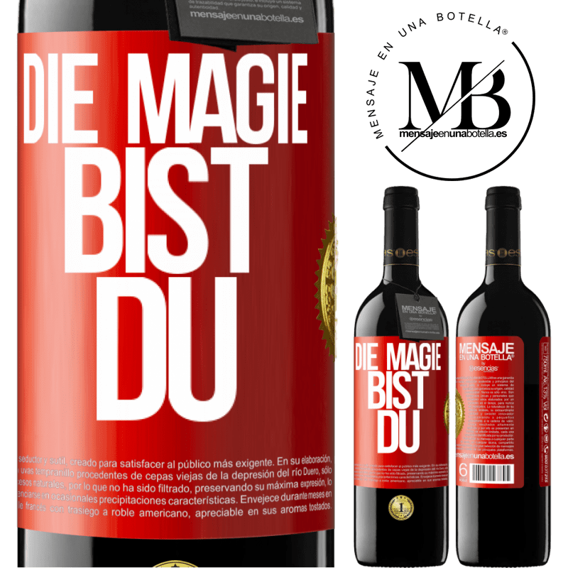 39,95 € Kostenloser Versand | Rotwein RED Ausgabe MBE Reserve Die Magie bist du Rote Markierung. Anpassbares Etikett Reserve 12 Monate Ernte 2015 Tempranillo