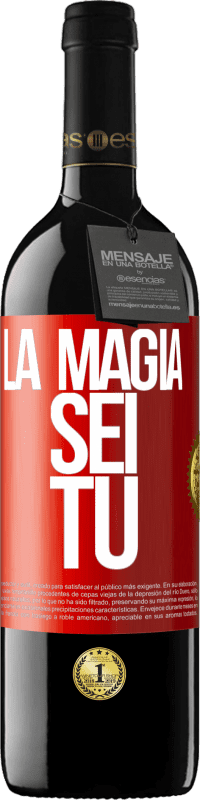 39,95 € | Vino rosso Edizione RED MBE Riserva La magia sei tu Etichetta Rossa. Etichetta personalizzabile Riserva 12 Mesi Raccogliere 2014 Tempranillo