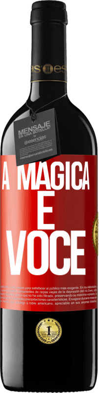 39,95 € | Vinho tinto Edição RED MBE Reserva A mágica é você Etiqueta Vermelha. Etiqueta personalizável Reserva 12 Meses Colheita 2014 Tempranillo