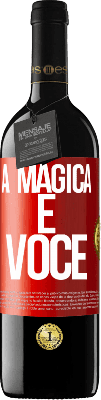 39,95 € | Vinho tinto Edição RED MBE Reserva A mágica é você Etiqueta Vermelha. Etiqueta personalizável Reserva 12 Meses Colheita 2016 Tempranillo