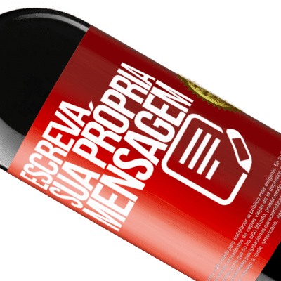 Expressões Únicas e Pessoais. «Alguns dizem que o copo está meio cheio, outros dizem que o copo está meio vazio. Eu digo você vai beber isso?» Edição RED MBE Reserva